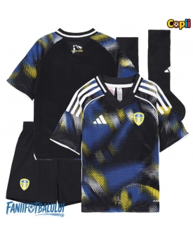 Leeds United Echipament de Fotbal Replică 2025-26 Copii Treilea (+ Șorturi)